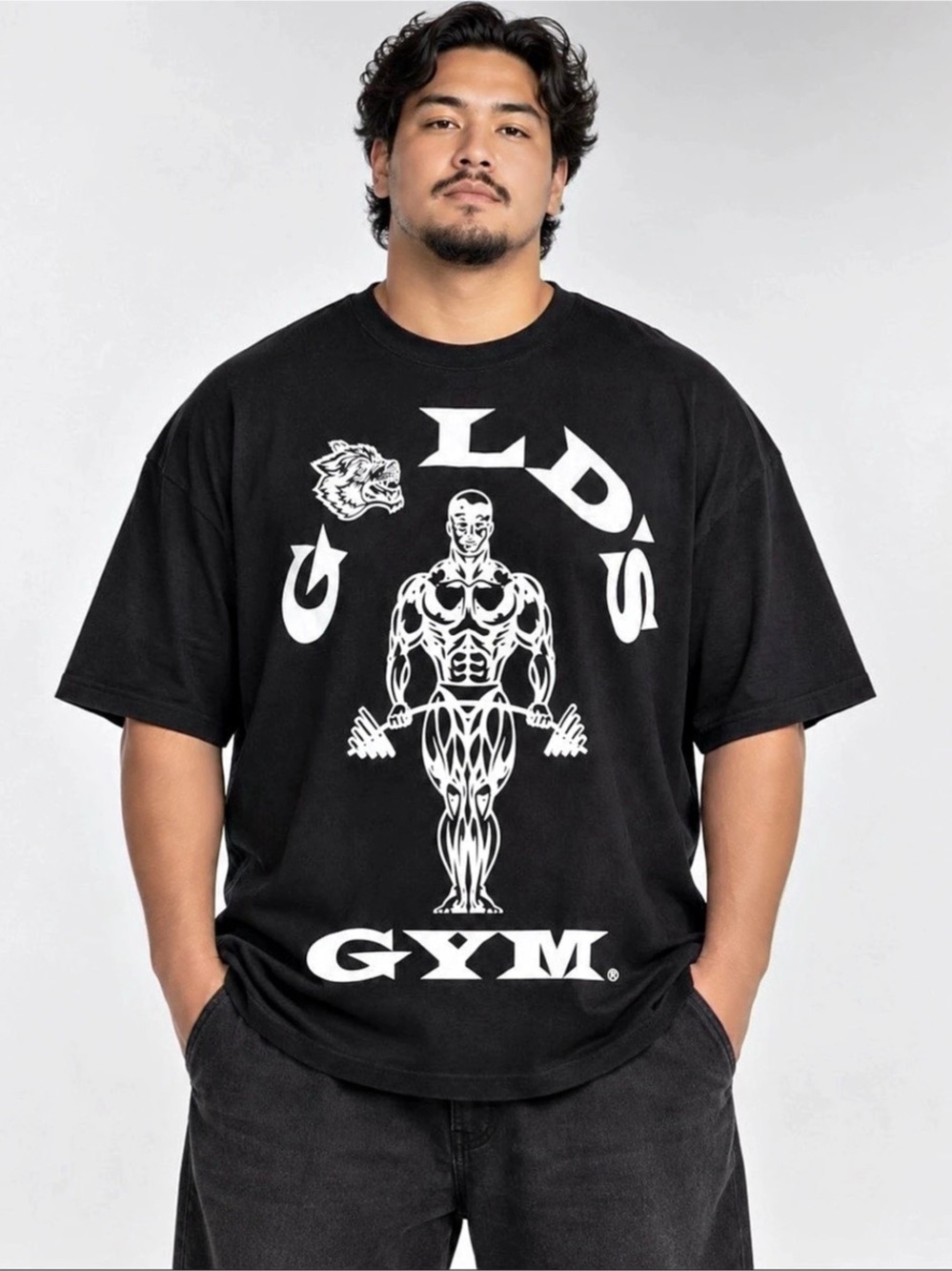 Darc Sport x Gold’s Gym Wolves Limited Edition Black Tee 876/1000 Size XL